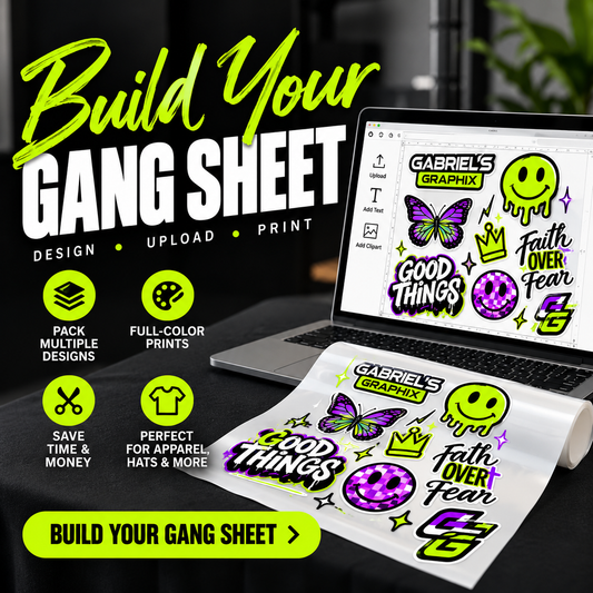 Build a Custom DTF Gang Sheet